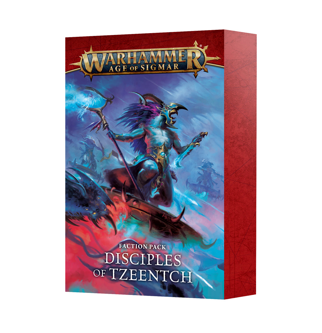 FACTION PACK: DISCIPLES OF TZEENTCH ENG<br>(Shipped in 14-28 days)