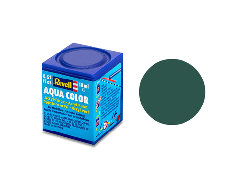 Revell Matt Sea Green (RAL 6028) Acrylic (18ml)<br>(Shipped in 10-14 days)
