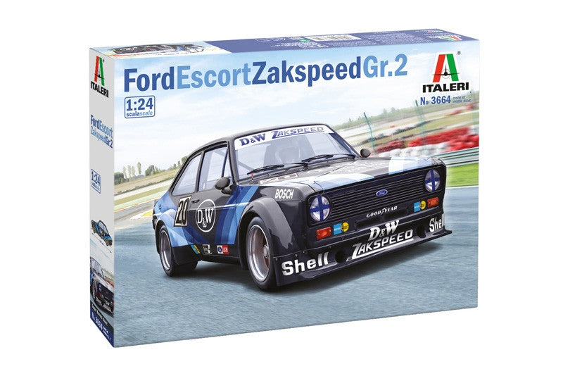 Italeri 1/24 Ford Escort Zakspeed Gr.2<br>(Shipped in 10-14 days)