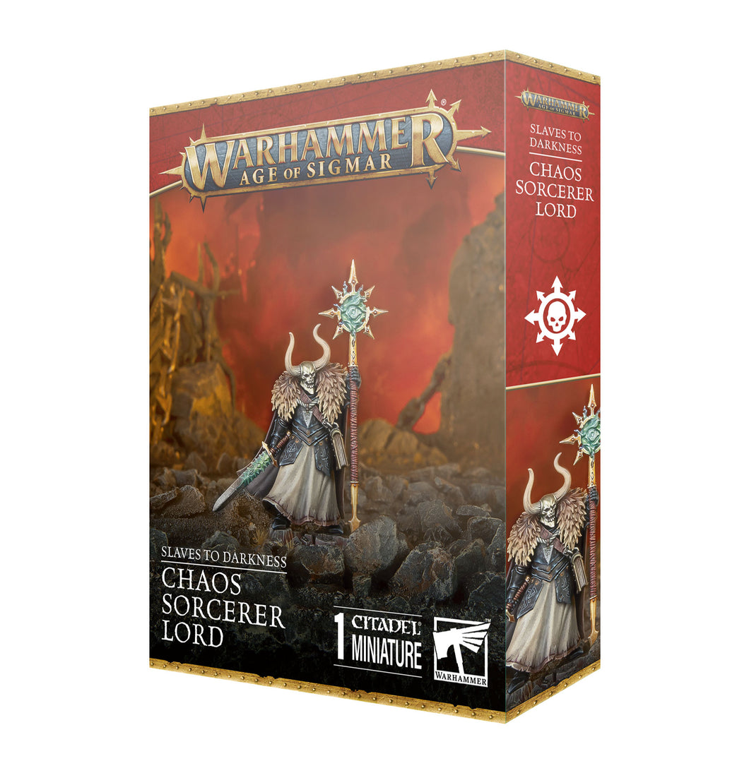 SLAVES TO DARKNESS: CHAOS SORCERER LORD<br>(Shipped in 14-28 days)