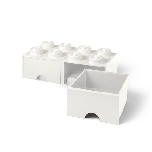 LEGO Room LEGO Brick Drawer 8 - White - Box Damage<br>(Shipped in 10-14 days)