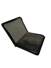 Load image into Gallery viewer, Luck Dragon: Black 9 Pocket Zip Binder Black