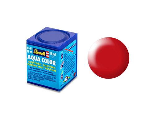 Revell Silk Lum. Red (RAL 3026) Acrylic (18ml)<br>(Shipped in 10-14 days)