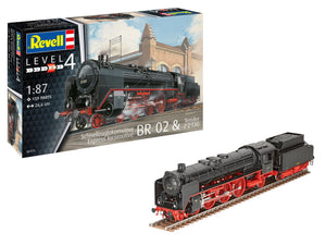 Revell 1/87 Express Locomotive BR02 & Tender 2'2' T30<br>(Shipped in 10-14 days)