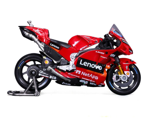 Maisto 1/18 Ducati Lenovo (#63 F. Bagnaia) MotoGP 2022<br>(Shipped in 10-14 days)
