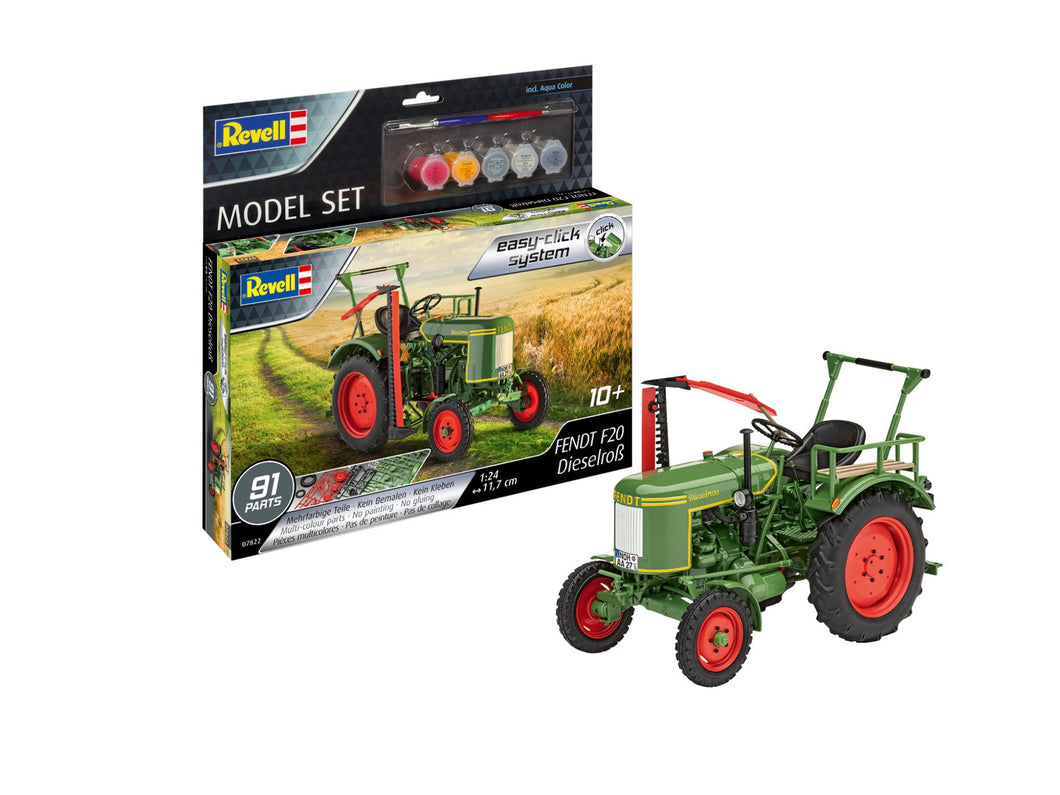 Revell 1/24 Model Set Fendt F20 Tractor (easy-click)<br>(Shipped in 10-14 days)