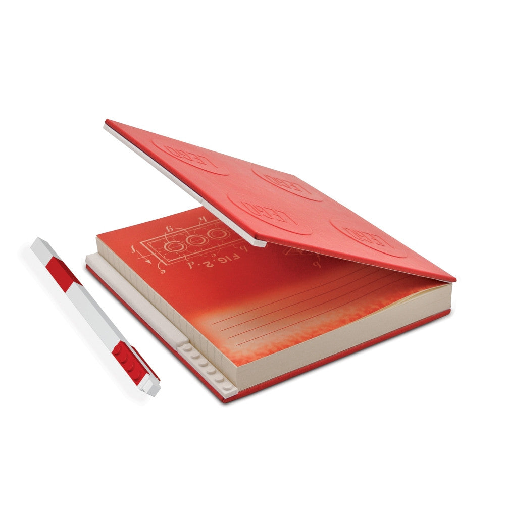 LEGO IQHK LEGO 2.0 Locking Notebook with Gel Pen - Red<br>(Shipped in 10-14 days)