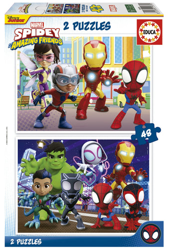 Educa Educa Spidey And His Amazing Friends (2x48pc)<br>(Shipped in 10-14 days)