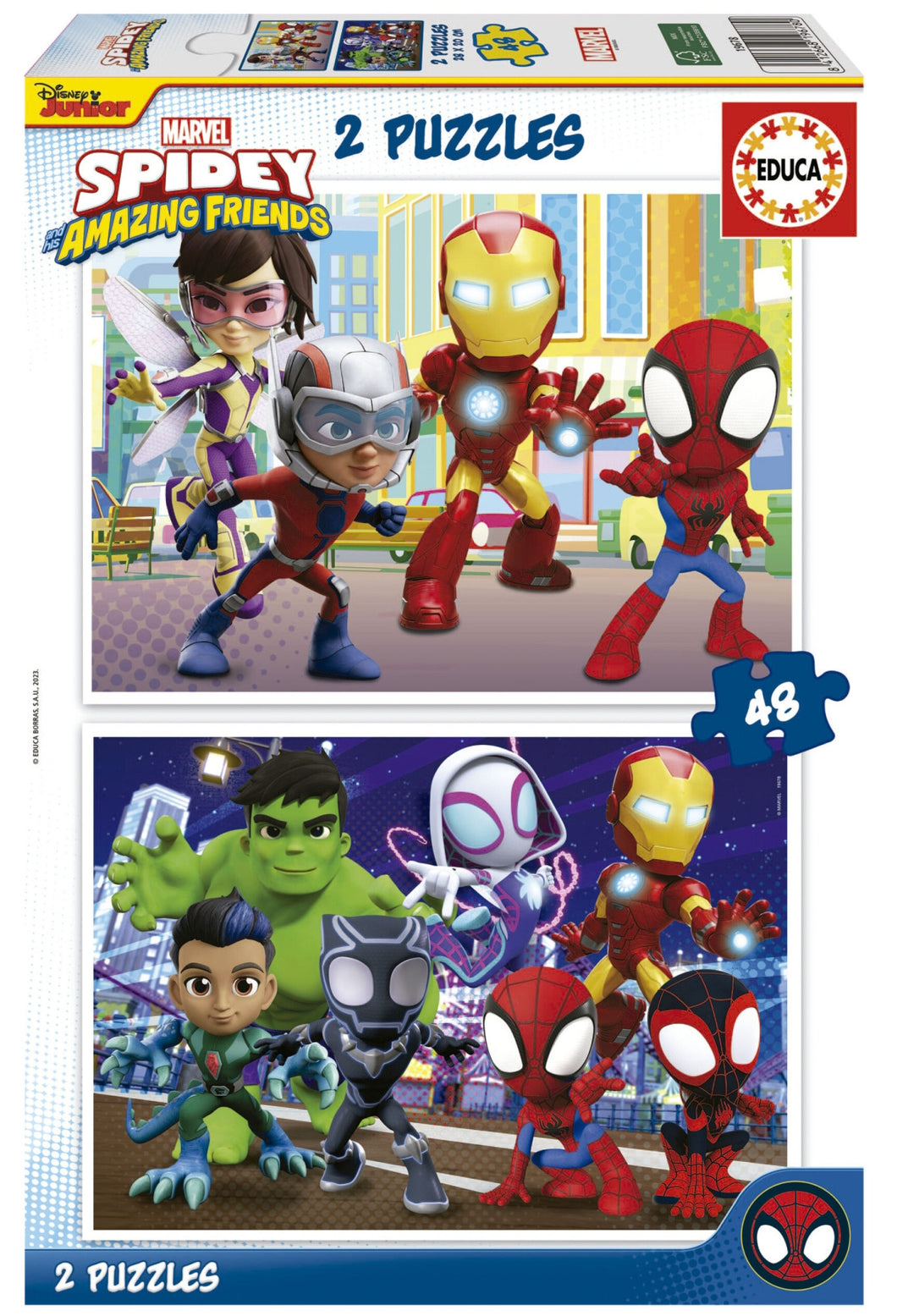 Educa Educa Spidey And His Amazing Friends (2x48pc)<br>(Shipped in 10-14 days)