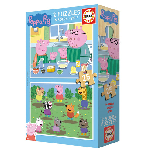 Educa Peppa Pig (2x25pc)<br>(Shipped in 10-14 days)