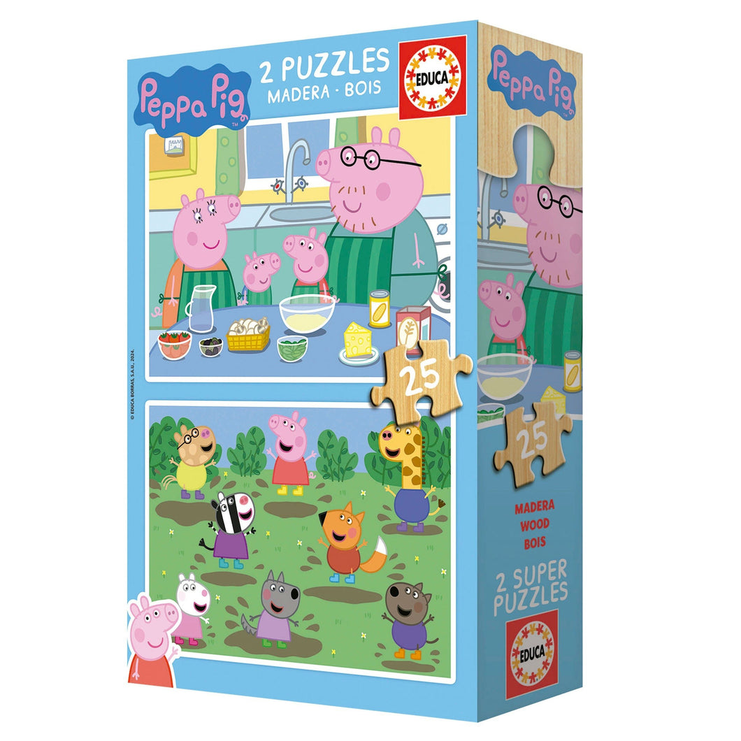 Educa Peppa Pig (2x25pc)<br>(Shipped in 10-14 days)