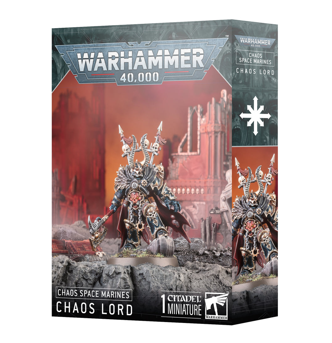 CHAOS SPACE MARINES: CHAOS LORD<br>(Shipped in 14-28 days)