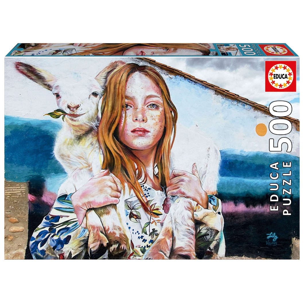 Educa The Shepherdess, Lily Brick (1x500pc)<br>(Shipped in 10-14 days)
