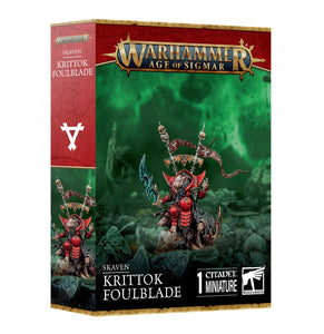 SKAVEN: KRITTOK FOULBLADE<br>(Shipped in 14-28 days)