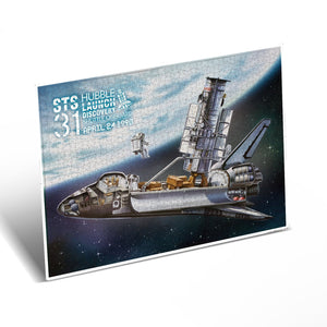 CubicFun NASA - Hubble Telescope & Shuttle Orbiter 1000pcs<br>(Shipped in 10-14 days)