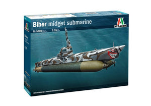 Italeri 1/35 Biber Midget Submarine<br>(Shipped in 10-14 days)