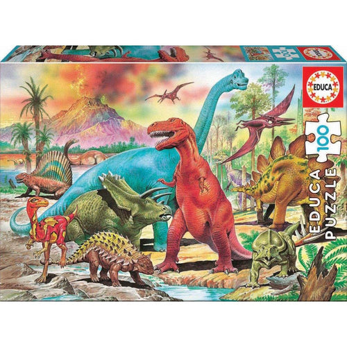 Educa Dinosaurs (1x100pc)<br>(Shipped in 10-14 days)