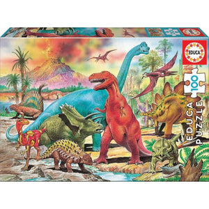 Educa Dinosaurs (1x100pc)<br>(Shipped in 10-14 days)