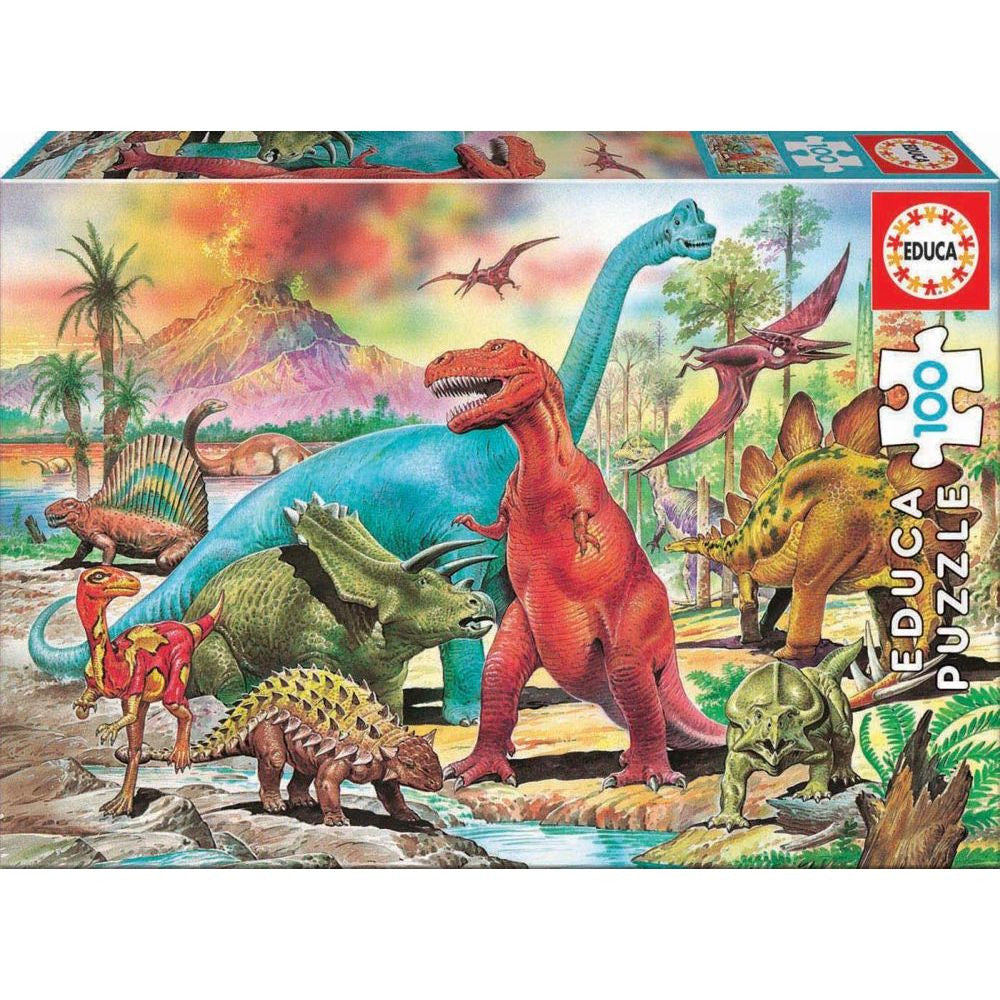 Educa Dinosaurs (1x100pc)<br>(Shipped in 10-14 days)