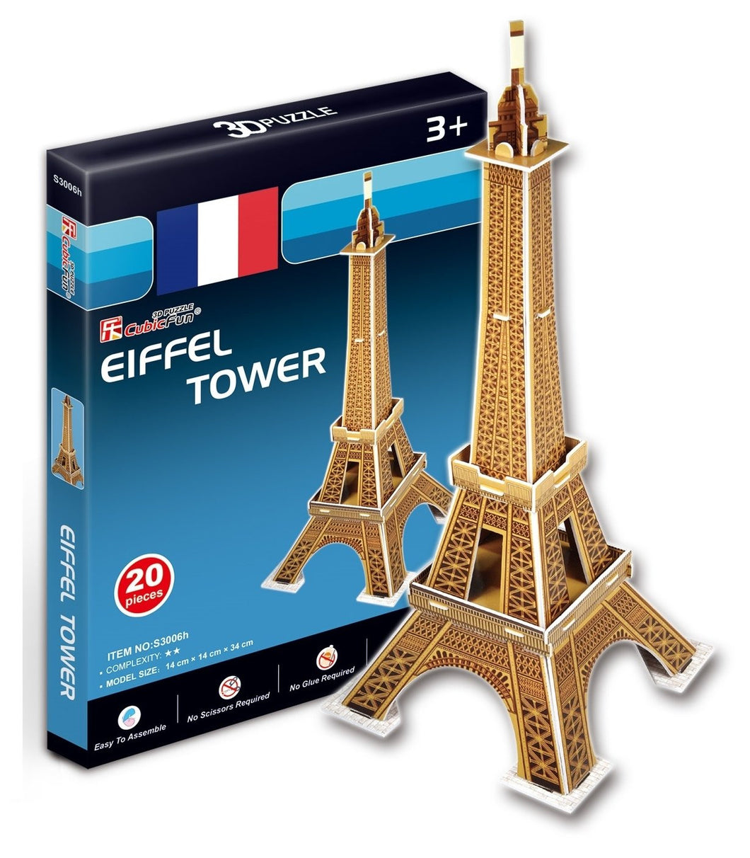CubicFun Eiffel Tower (France) 20pcs<br>(Shipped in 10-14 days)