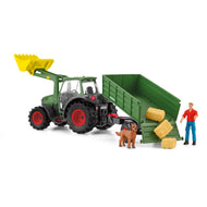 Schleich Farm World - Tractor with trailer<br>(Shipped in 10-14 days)