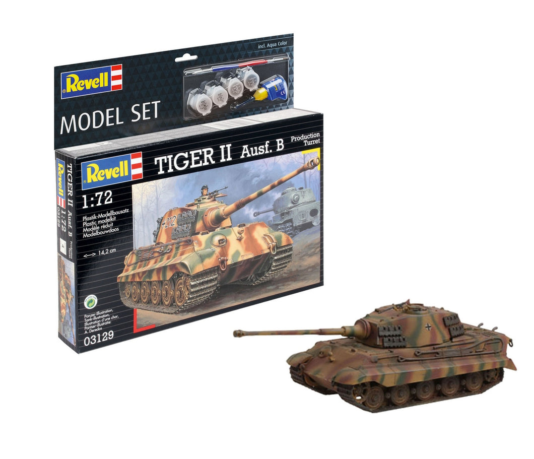 Revell 1/72 Model Set Tiger II Ausf. B   <br>(Shipped in 10-14 days)