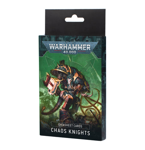 DATASHEET CARDS: CHAOS KNIGHTS (ENG)<br>(Shipped in 14-28 days)