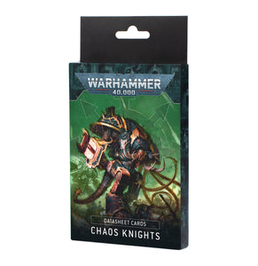 DATASHEET CARDS: CHAOS KNIGHTS (ENG)<br>(Shipped in 14-28 days)