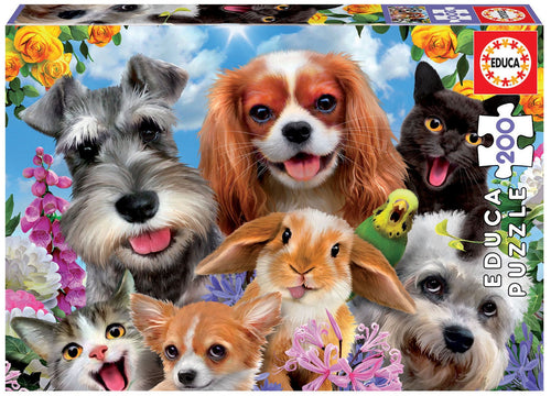 Educa Selfie pet parade (1x200)<br>(Shipped in 10-14 days)