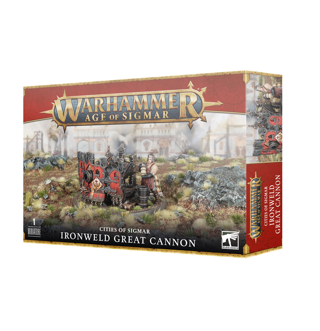 CITIES OF SIGMAR: IRONWELD GREAT CANNON<br>(Shipped in 14-28 days)