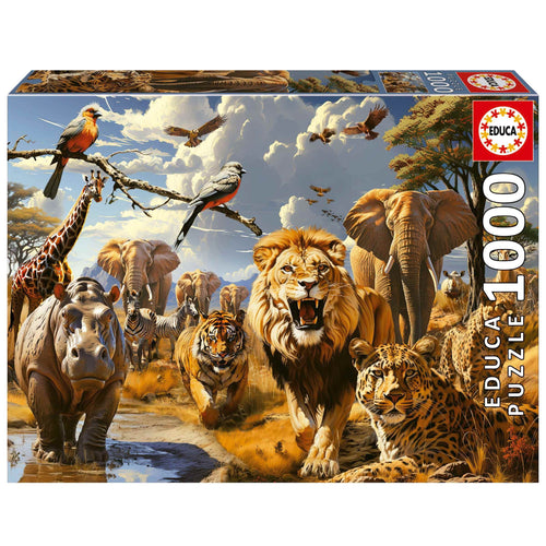 Educa Wild Animals (1x1000pc)<br>(Shipped in 10-14 days)