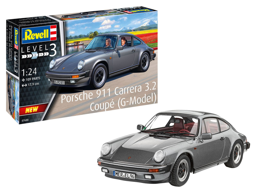 Revell 1/24 Porsche 911 Carrera 3.2 Coupé (G-Model)<br>(Shipped in 10-14 days)