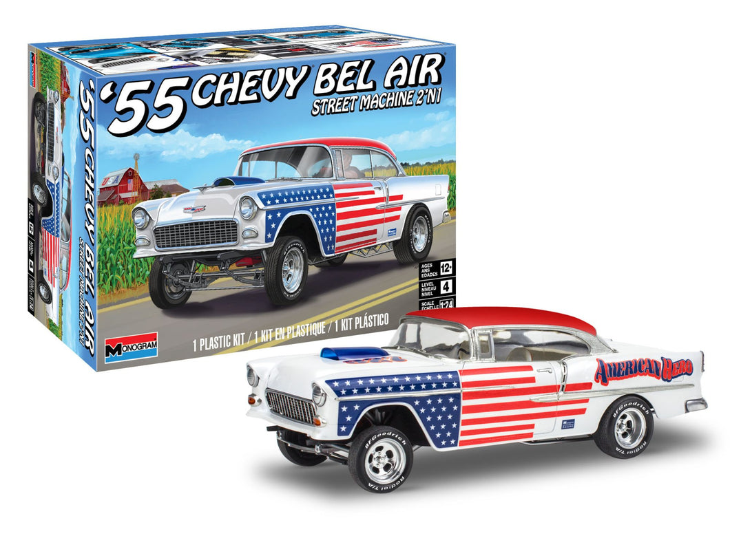Revell 1/24 1955 Chevy® Bel Air® Street Machine 2N1<br>(Shipped in 10-14 days)