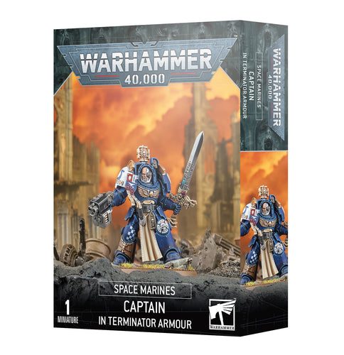 S/MARINES: CAPTAIN IN TERMINATOR ARMOUR<br>(Shipped in 14-28 days)