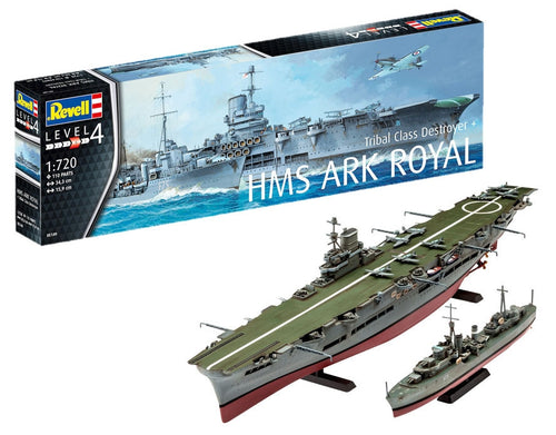 Revell 1/720 HMS Ark Royal & Tribal Class Destroyer<br>(Shipped in 10-14 days)