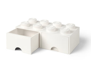 LEGO Room LEGO Brick Drawer 8 - White<br>(Shipped in 10-14 days)
