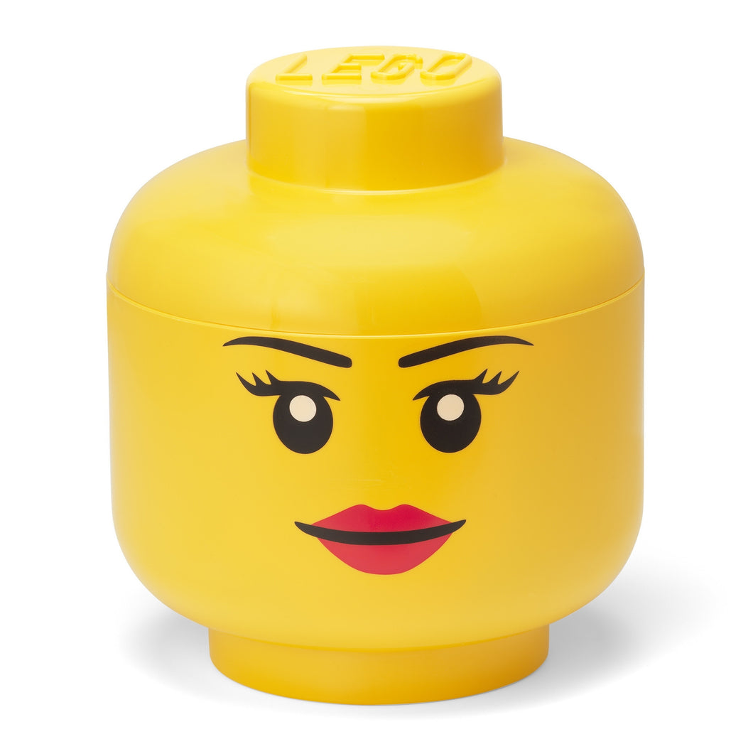 LEGO Room LEGO Storage Head (Large) - Girl<br>(Shipped in 10-14 days)