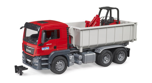 Bruder Toys MAN TGS Truck & Schaffer 2630 compact loader<br>(Shipped in 10-14 days)