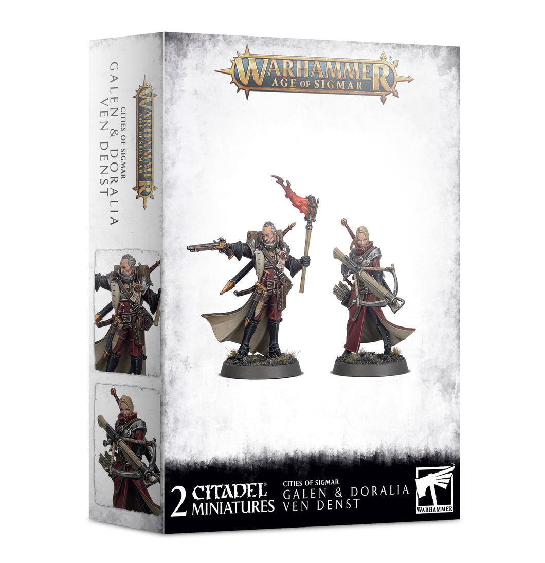 CITIES/SIGMAR: GALEN & DORALIA VEN DENST<br>(Shipped in 14-28 days)