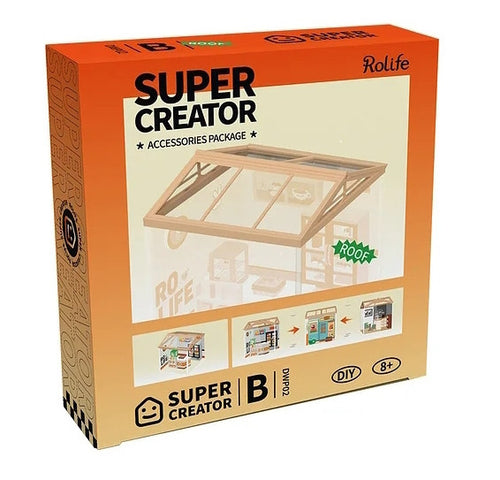 Robotime Super Creator - Roof B<br>(Shipped in 10-14 days)