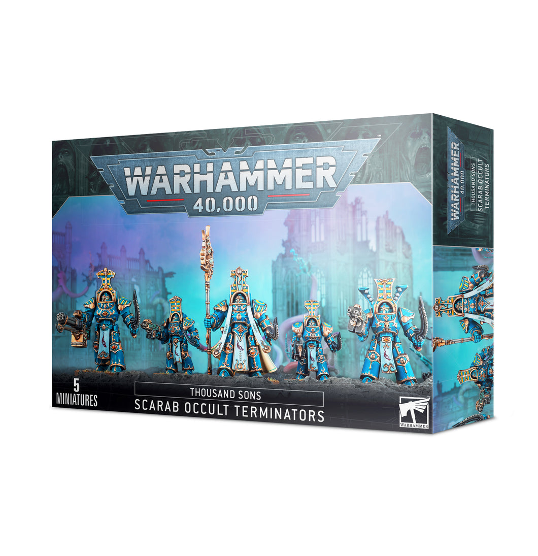 THOUSAND SONS SCARAB OCCULT TERMINATORS<br>(Shipped in 14-28 days)