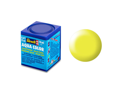 Revell Silk Lum. Yellow (RAL 1026) Acrylic (18ml)<br>(Shipped in 10-14 days)
