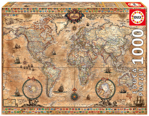 Educa World Map (1x1000pc)<br>(Shipped in 10-14 days)