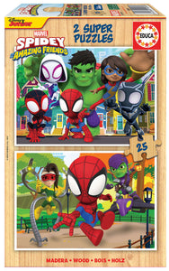 Educa Spidey & His Amazing Friends (2×25pc)<br>(Shipped in 10-14 days)