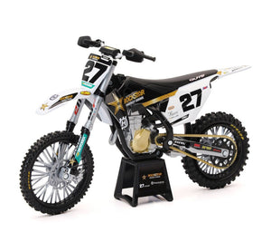 NewRay 1/12 Rock Star Husqvarna FC450 2022 #27 M. Steward<br>(Shipped in 10-14 days)