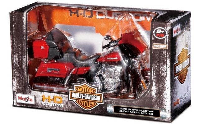 Maisto 1/12 Harley-Davidson Motorcycles (6 Asst)<br>(Shipped in 10-14 days)