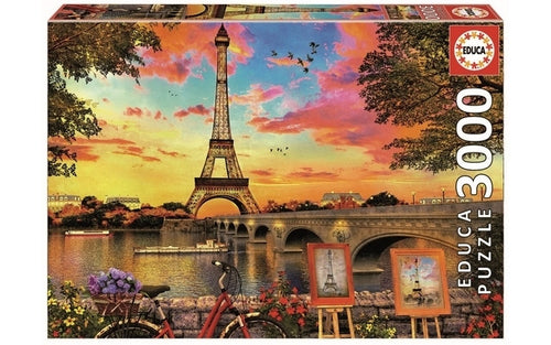 Educa Sunset In Paris (1x3000pc)<br>(Shipped in 10-14 days)