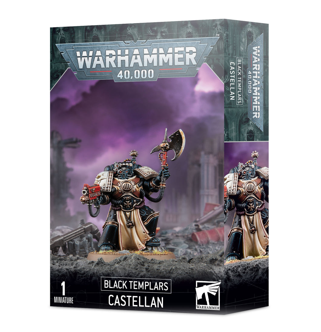 BLACK TEMPLARS CASTELLAN<br>(Shipped in 14-28 days)