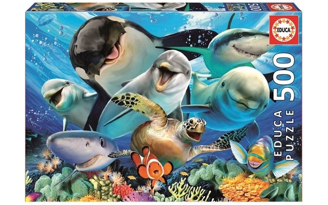 Educa Underwater Selfies (1x500pc)<br>(Shipped in 10-14 days)