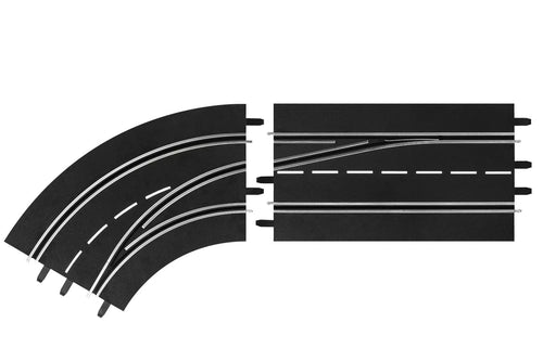 Carrera DIGITAL Lane Change Curve left out to in<br>(Shipped in 10-14 days)